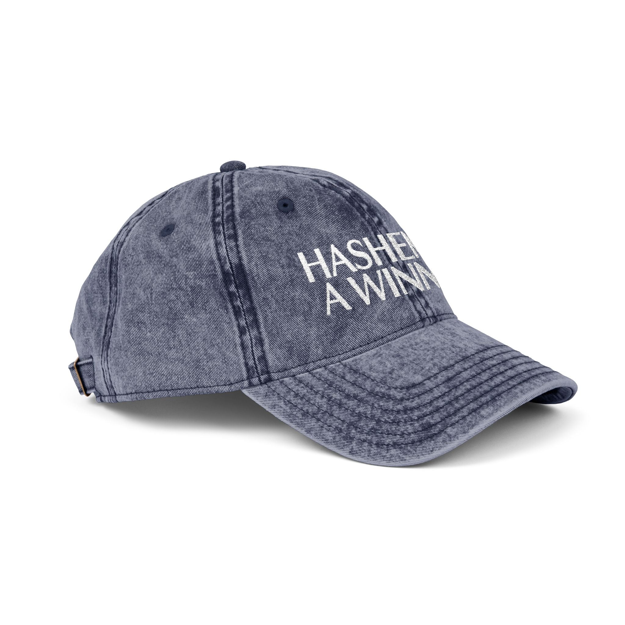 "HASHEM IS A WINNER" EMBROIDERED HAT